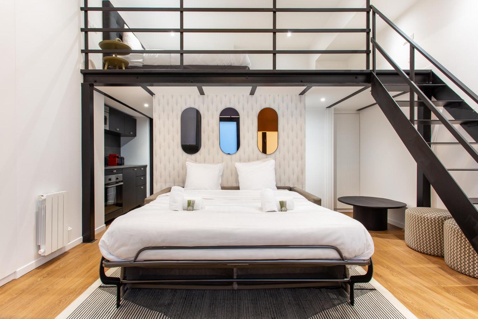 Luxury Loft In Paris Lejlighed Værelse billede