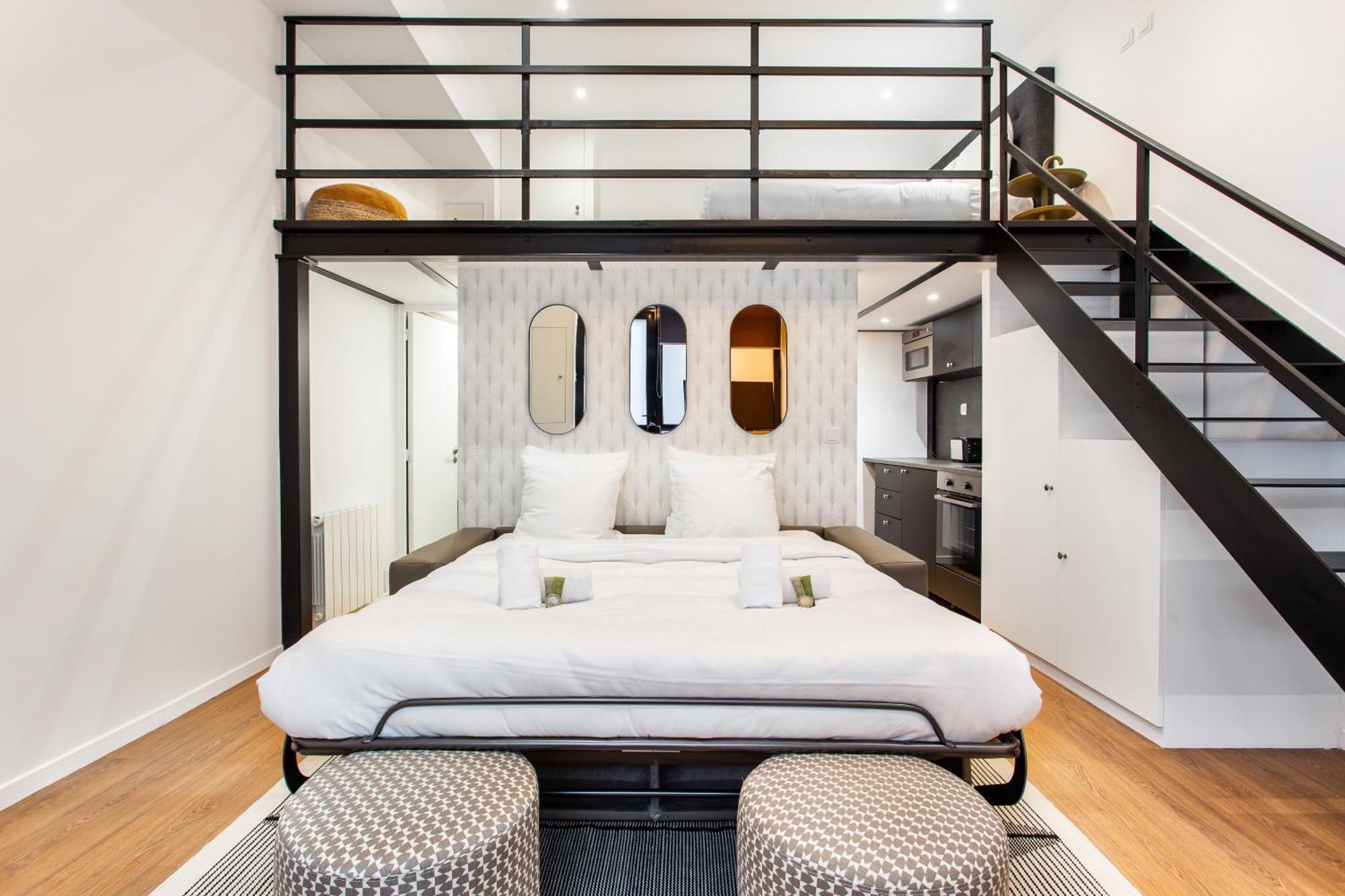 Luxury Loft In Paris Lejlighed Værelse billede