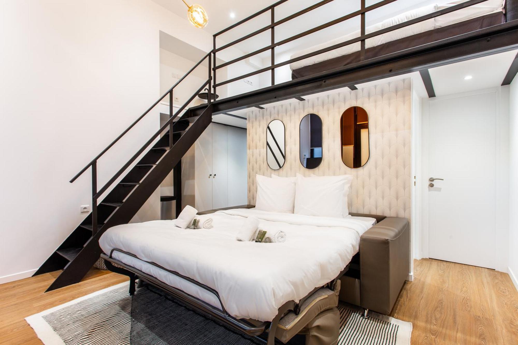 Luxury Loft In Paris Lejlighed Værelse billede