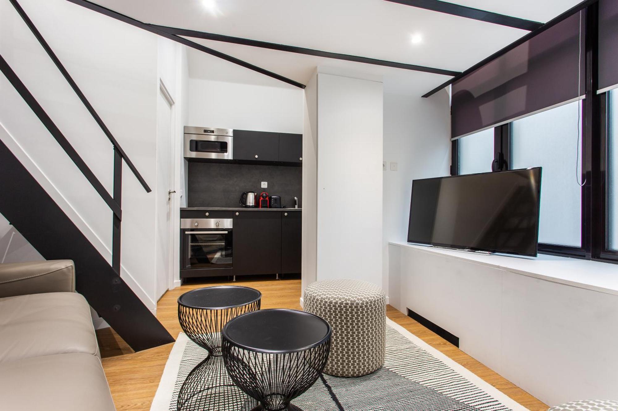 Luxury Loft In Paris Lejlighed Værelse billede